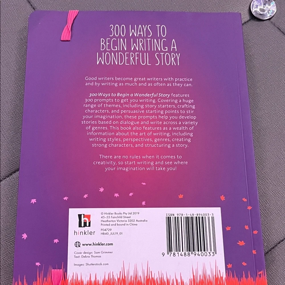 Purple and Pink Writing Journal